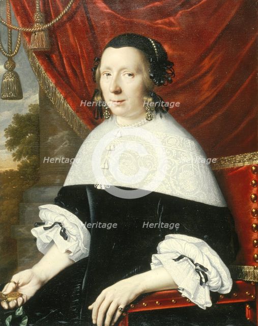 Portrait of a Woman, 1663. Creator: Pieter Nason.