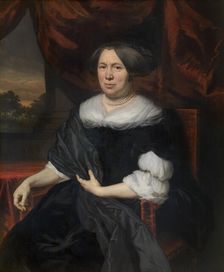 Portrait of a Woman, 1676. Creator: Nicolaes Maes