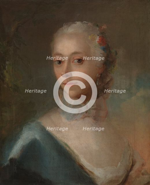 Portrait of a woman, 1726-1793. Creator: Carl Gustaf Pilo.