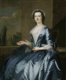 Portrait of a woman, 1749/52. Creator: John Wollaston
