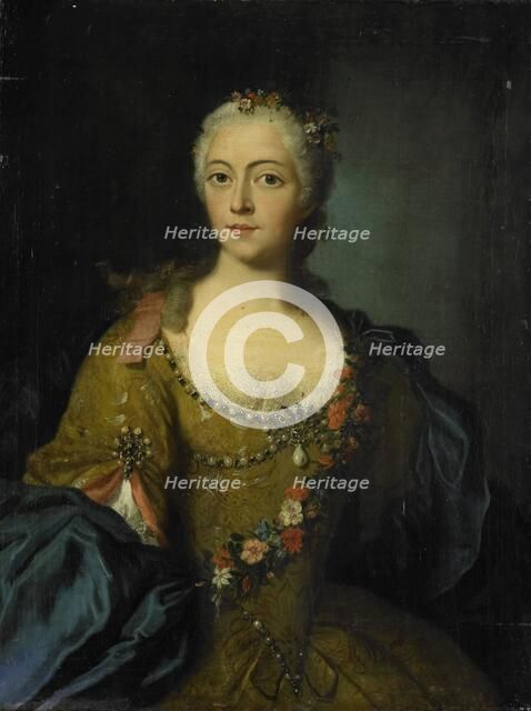 Portrait of a Woman, 1740-1760. Creator: Anon.
