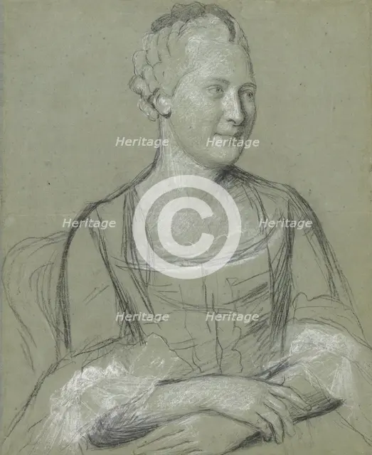Portrait of a Woman, 1758-1762. Creator: Jean-Etienne Liotard.
