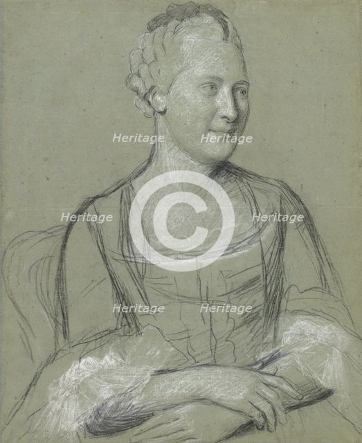 Portrait of a Woman, 1758-1762. Creator: Jean-Etienne Liotard.