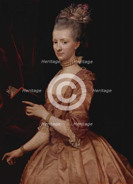 Portrait of a Woman, 1770. Creator: Anton von Maron.