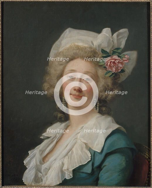 Portrait of a woman, 1787. Creator: Jean-Francois Colson.