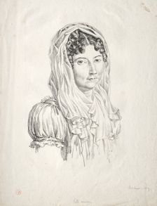 Portrait of a Woman, 1819. Creator: Moisbach (German)