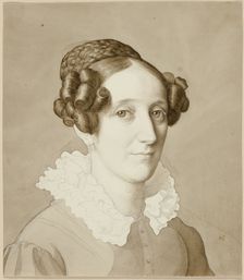 Portrait of a Woman, 1821. Creator: Julius Schnorr von Carolsfeld