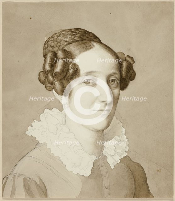 Portrait of a Woman, 1821. Creator: Julius Schnorr von Carolsfeld.
