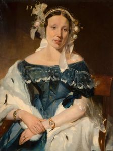 Portrait Of A Woman, 1830. Creator: R. T. Bott