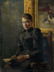 Portrait of a woman, 1840-1845. Creator: Teodor Zemplényi