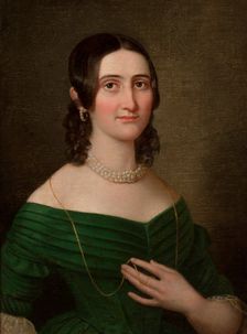 Portrait of a Woman, 1842. Creator: Karol Schweikart