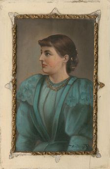 Portrait of a Woman, 1850. Creator: F Mayerberger