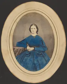 (Portrait of a woman), 1850s. Creator: GW Patton