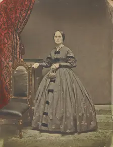 Portrait of a woman, 1850s. Creator: Unknown