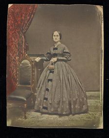 Portrait of a woman, 1850s. Creator: Unknown