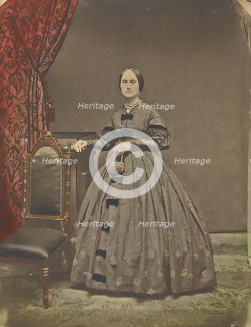 Portrait of a woman, 1850s. Creator: Unknown.