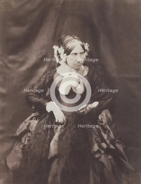 Portrait of a Woman, 1852. Creator: Joseph Vigier.