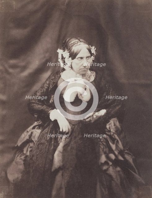 Portrait of a Woman, 1852. Creator: Joseph Vigier.