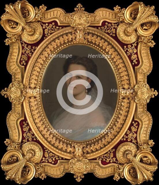 Portrait of a Woman..., 1864. Creator: Michele Gordigiani.