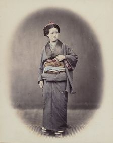 Portrait of a Woman, 1868. Creator: Felice Beato