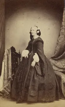 Portrait of a Woman, 1860s. Creator: Unknown