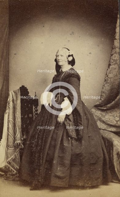 Portrait of a Woman, 1860s. Creator: Unknown.