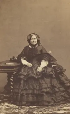 Portrait of a Woman, 1862-1865. Creator: Disdéri & Cie.