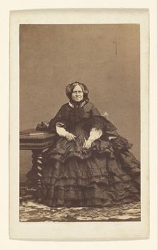 Portrait of a Woman, 1862-1865. Creator: Disdéri & Cie.