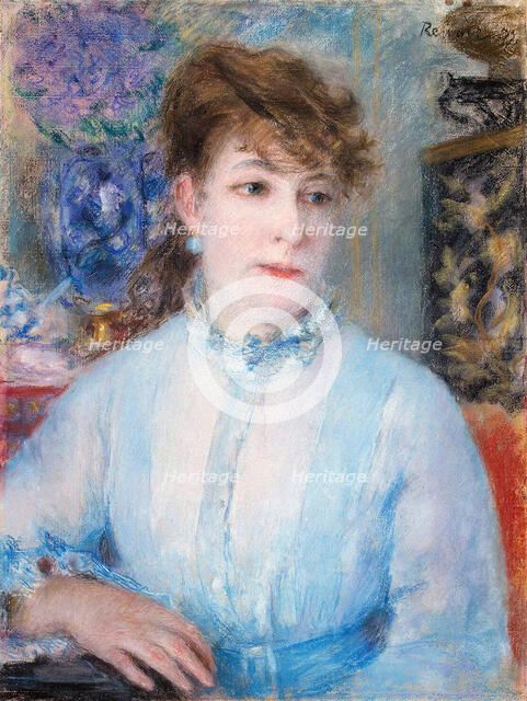 'Portrait of a Woman', 1877.  Artist: Pierre-Auguste Renoir