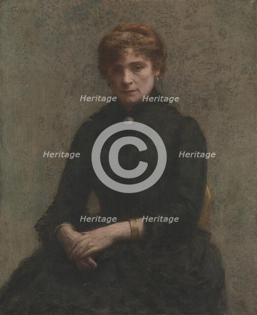 Portrait of a Woman, 1885. Creator: Henri Fantin-Latour.