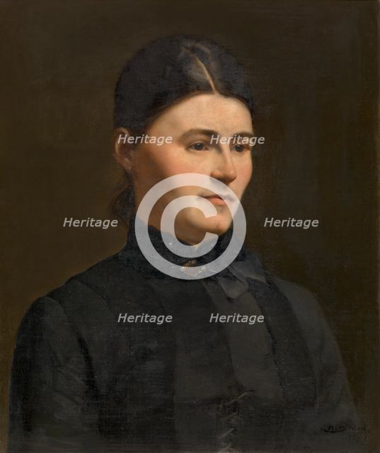 Portrait of a Woman, 1887. Creator: Karel Boom.