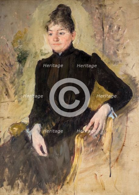 Portrait of a Woman, 1881-83. Creator: Mary Cassatt.
