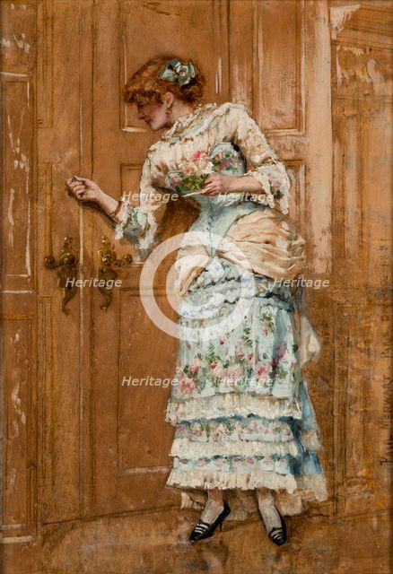 Portrait of a Woman, 1881. Creator: Paul Merwart.