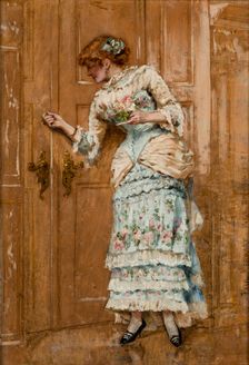 Portrait of a Woman, 1881. Creator: Paul Merwart