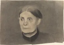 Portrait of a Woman, 1898. Creator: Paula Modersohn-Becker
