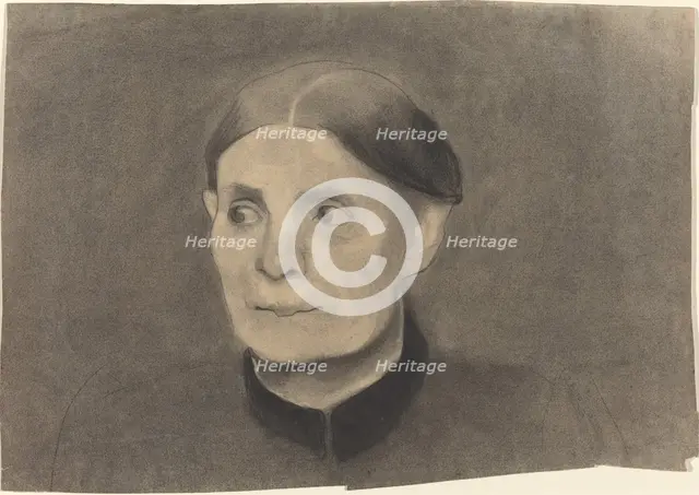 Portrait of a Woman, 1898. Creator: Paula Modersohn-Becker.
