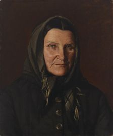 Portrait of a Woman, 1891. Creator: Arvid Liljelund