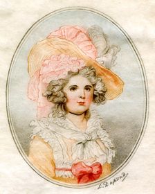 Portrait of a woman 18th century.Artist: Louis Dupont