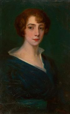 Portrait of a Woman, 1900-1920. Creator: Ludovit Pitthordt