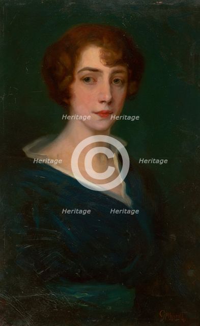 Portrait of a Woman, 1900-1920. Creator: Ludovit Pitthordt.