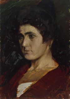 Portrait of a Woman, 1900. Creator: Verner Thome