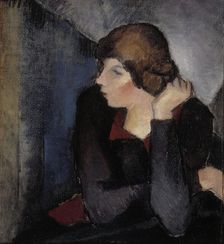 Portrait of a Woman, 1915. Creator: Alvar Cawén