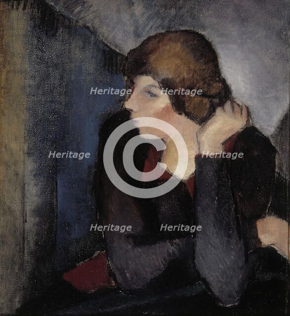 Portrait of a Woman, 1915. Creator: Alvar Cawén.