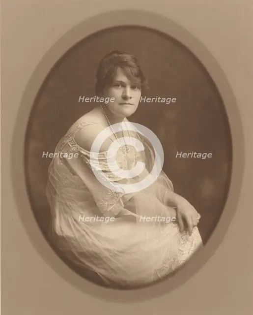 Portrait of a Woman, 1915. Creator: William H Ernsberger.