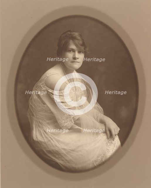 Portrait of a Woman, 1915. Creator: William H Ernsberger.