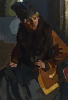 Portrait of a Woman, 1918. Creator: Eero Snellman