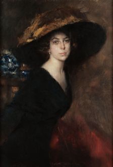 Portrait of a woman, 1912. Creator: Alciati, Antonio Ambrogio (1878-1929)