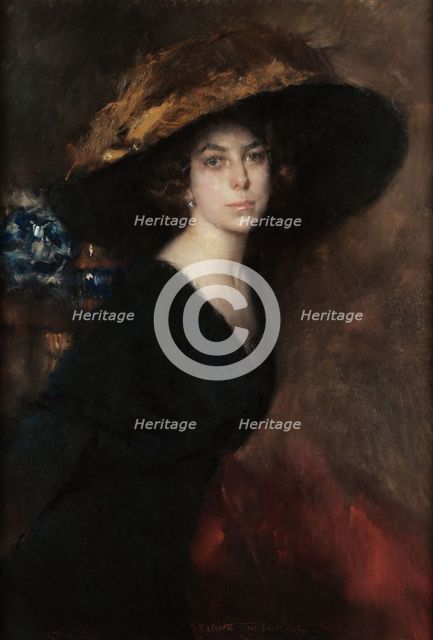 Portrait of a woman, 1912. Creator: Alciati, Antonio Ambrogio (1878-1929).