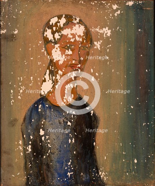 Portrait of a Woman, 1920-1925. Creator: Alfred Henry Maurer.