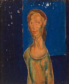 Portrait of a Woman, 1920-1925. Creator: Alfred Henry Maurer